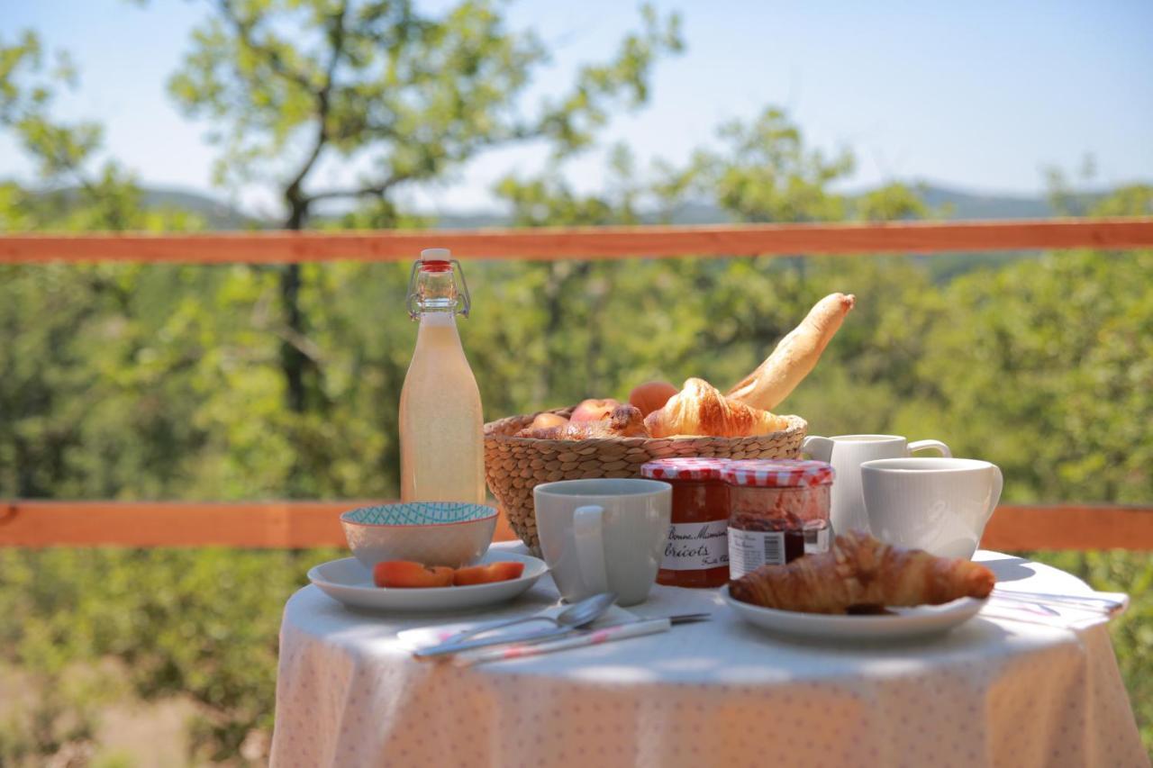 Les Yourtes De Provence Bed & Breakfast Saint-Paulet-de-Caisson Екстериор снимка